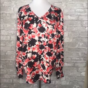 The Limited Floral V Neck